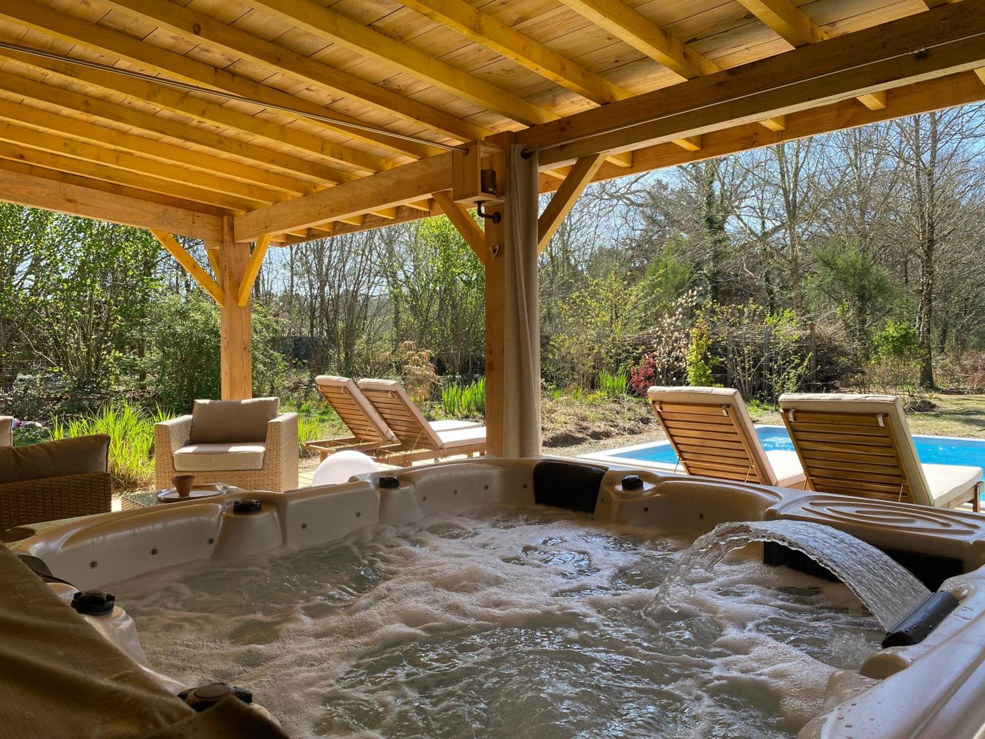 Gites & Spa De Charme " Ploum" Pouydesseaux Екстериор снимка